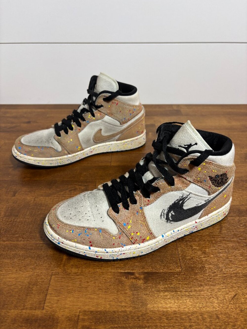 Jordan 1 Mid Brushstroke - Size 8.5